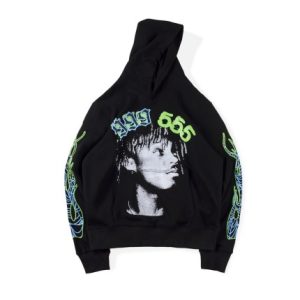 sp5der juice world 999 hoodie black