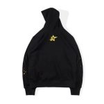 sp5der pink hoodie black