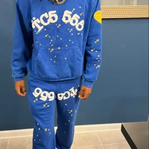 TC5 Sp5der Hoodie – Blue
