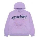 Sp5der Acai Hoodie Purple