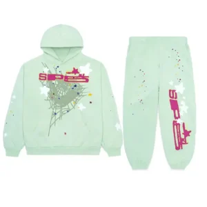 Sp5der Tracksuit Mint
